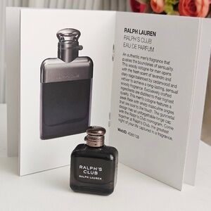 New Ralph Lauren Ralph's Club eau de parfum 7ml/ 0.25oz Deluxe Sample